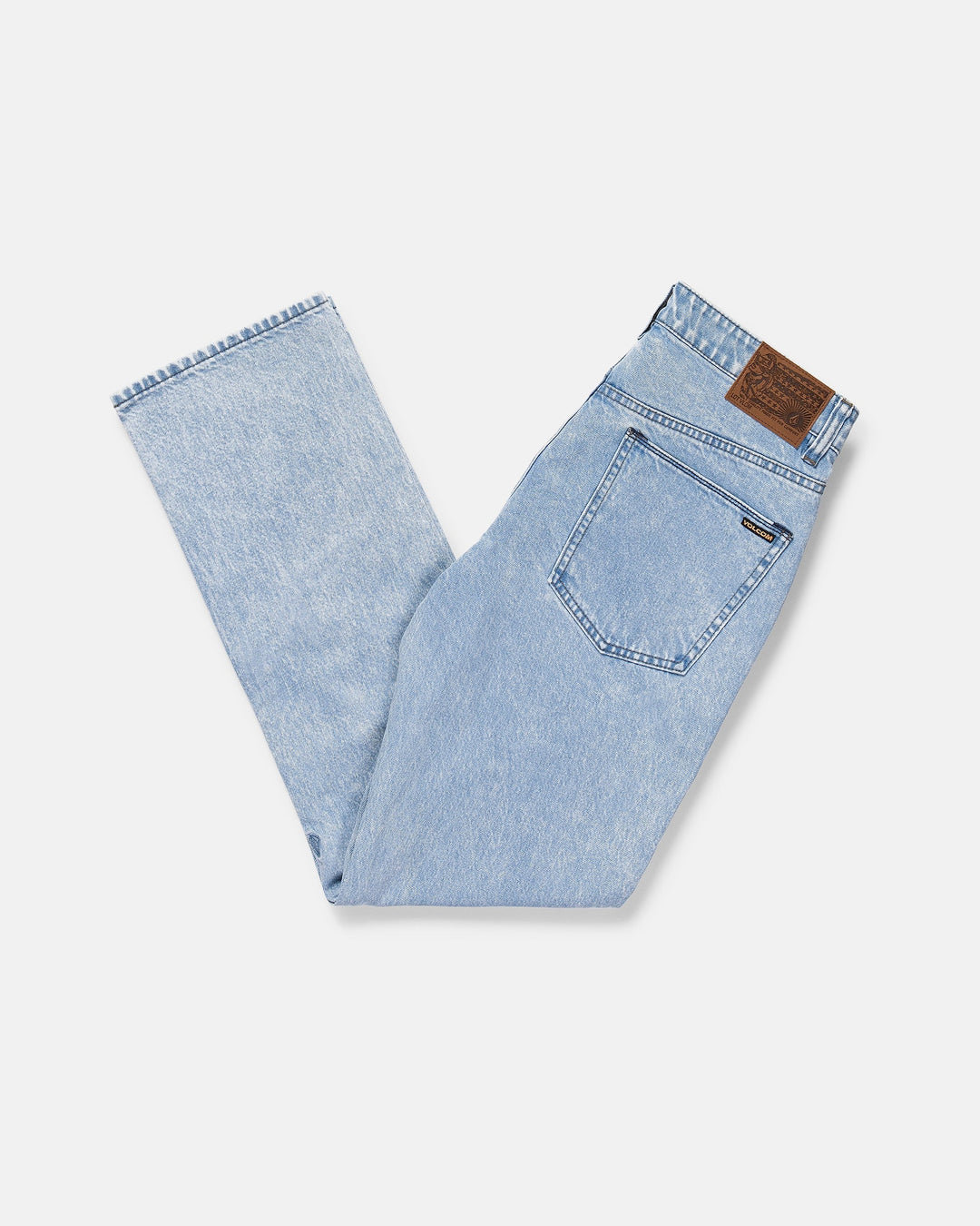 Volcom Men's Solver Denim Pants - Pale Aqua