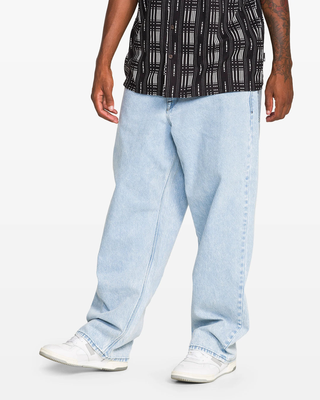 Volcom Men's Billow Denim Pants - Pale Aqua