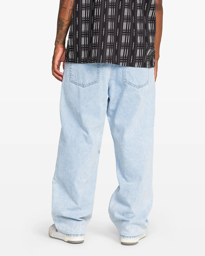 Volcom Men's Billow Denim Pants - Pale Aqua