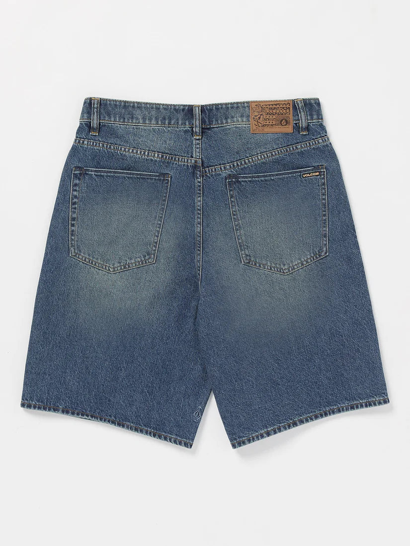 Volcom Billow Denim Shorts - CLASSIC BLUE - Sun Diego Boardshop