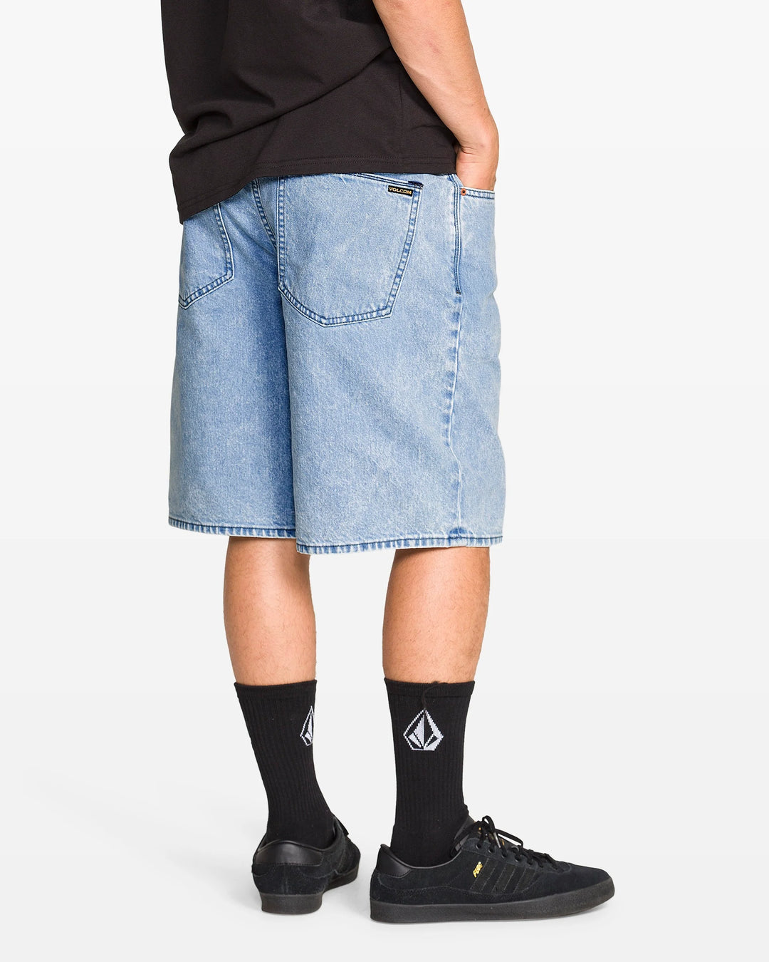Volcom Men's Billow Denim Shorts - Pale Aqua