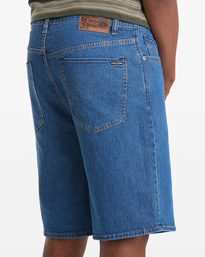 Volcom Men's Billow Denim Shorts - Bold Blue