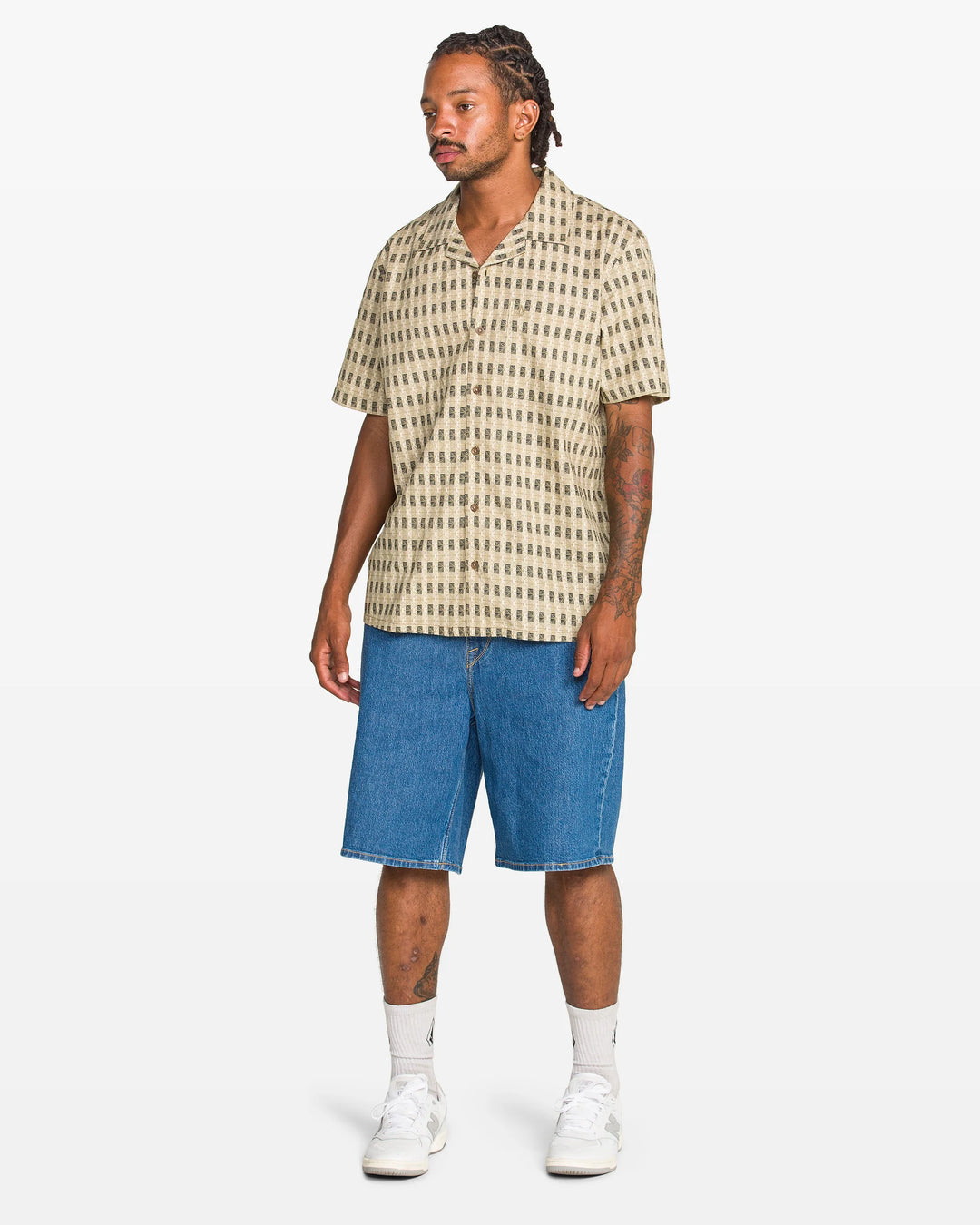 Volcom Men's Billow Denim Shorts - Bold Blue