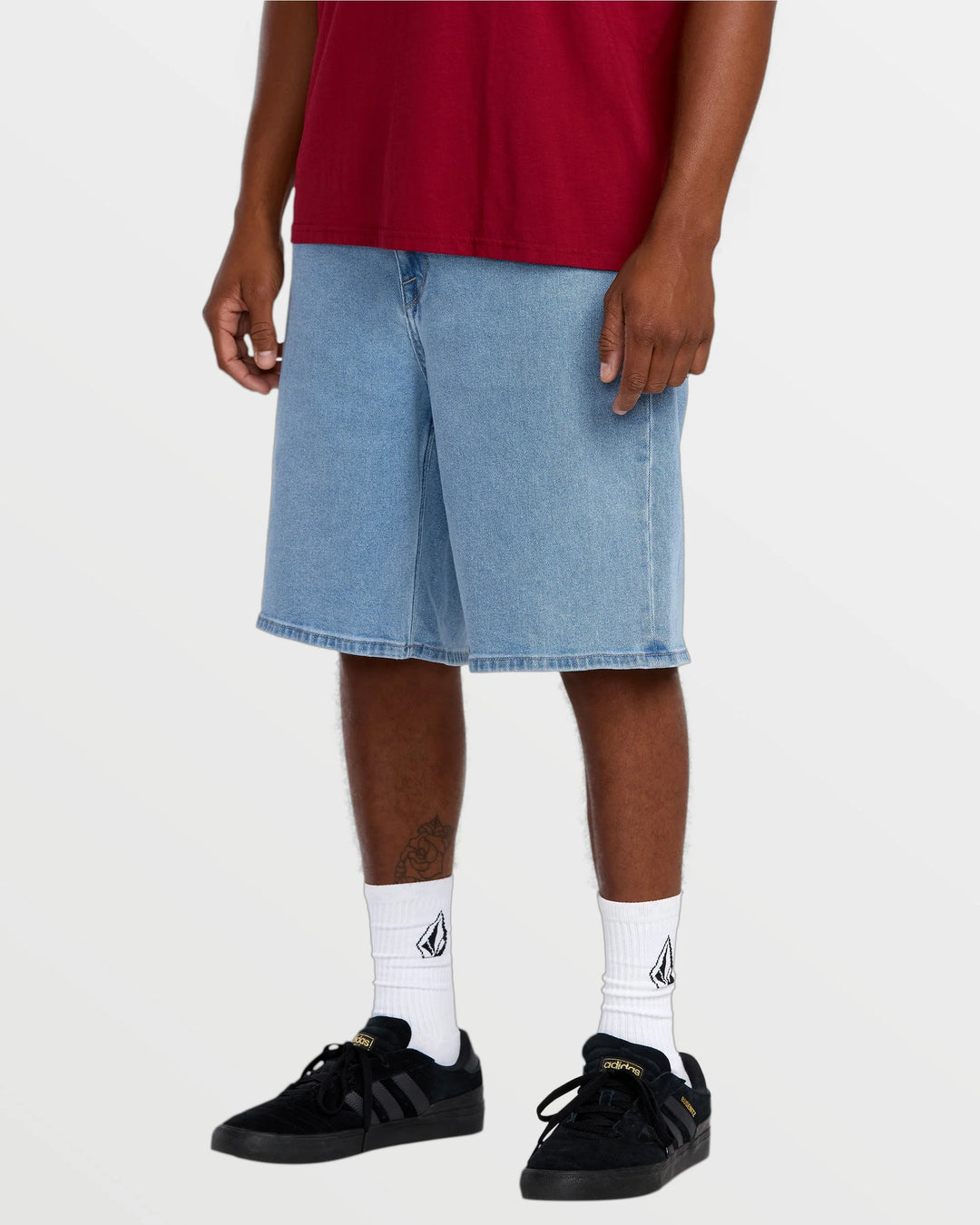 Volcom Men's Billow Denim Shorts - Blueprint