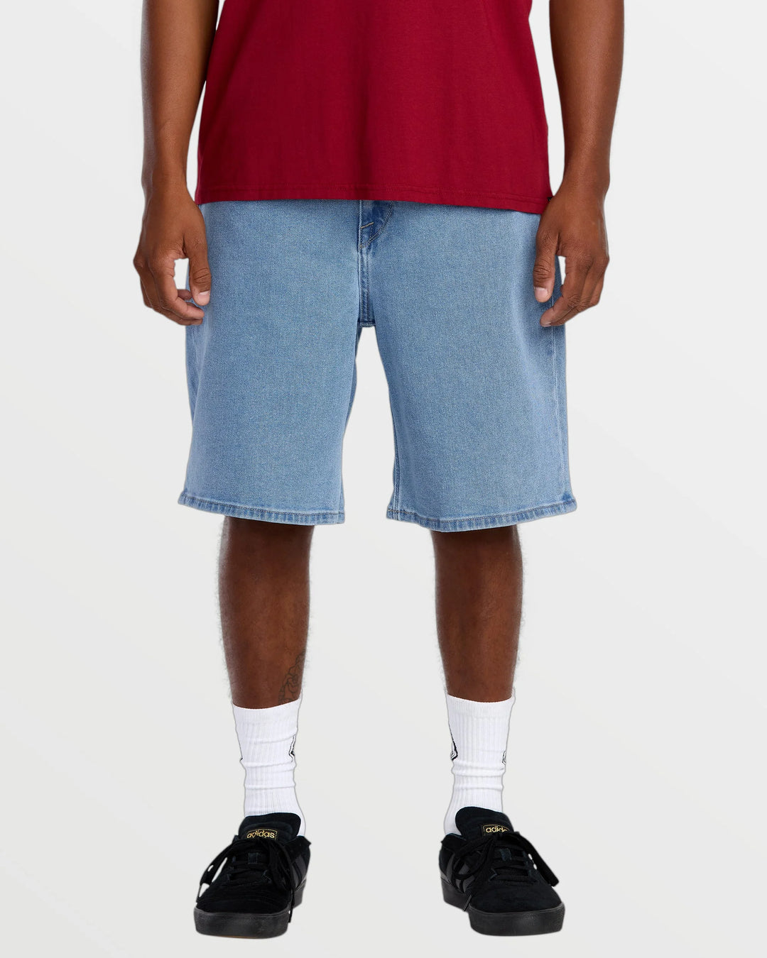 Volcom Men's Billow Denim Shorts - Blueprint