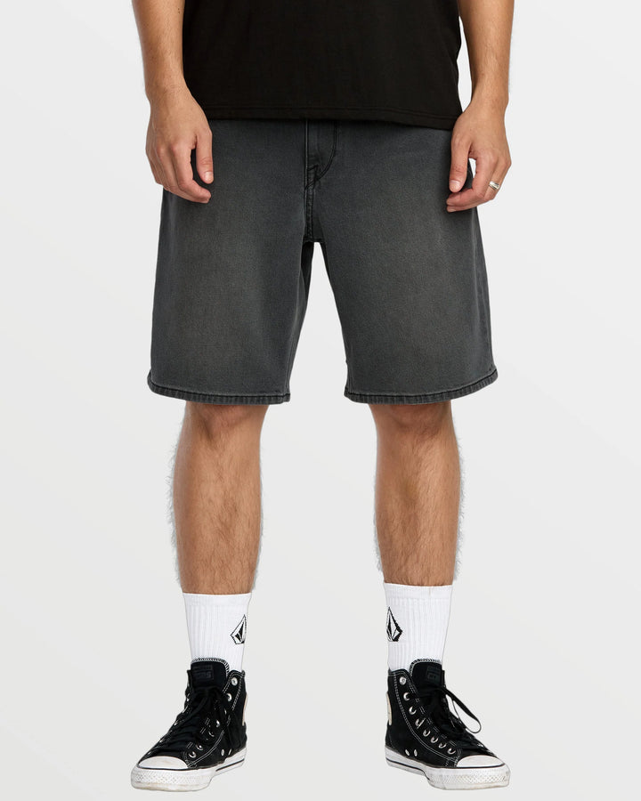 Volcom Billow Denim Short 22" - Concrete