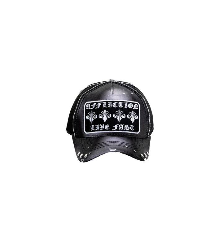 Affliction Men's Life Hat - Black Potassium Spray