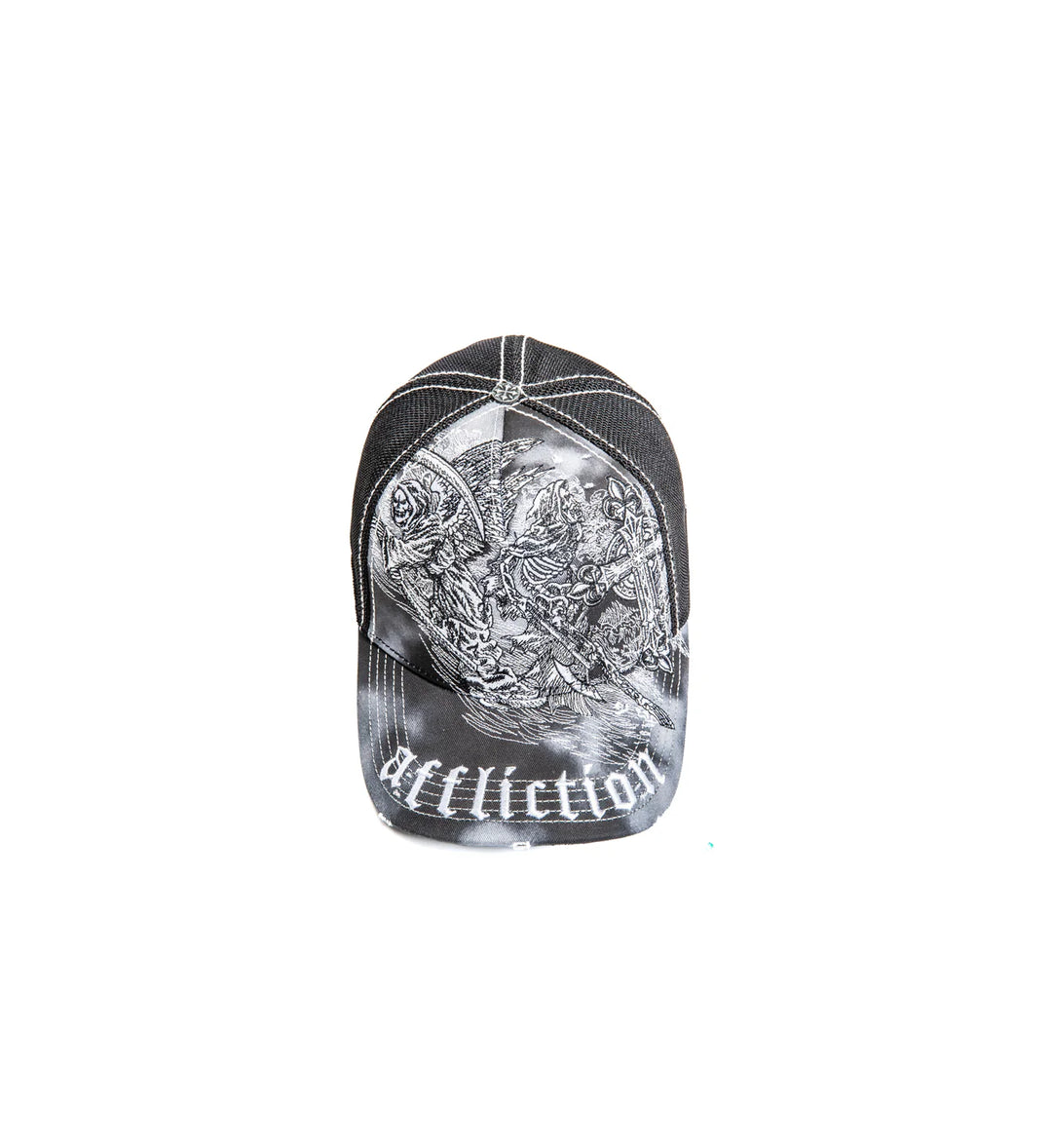 Affliction Men's Mortal Veil Hat - Black Potassium Spray