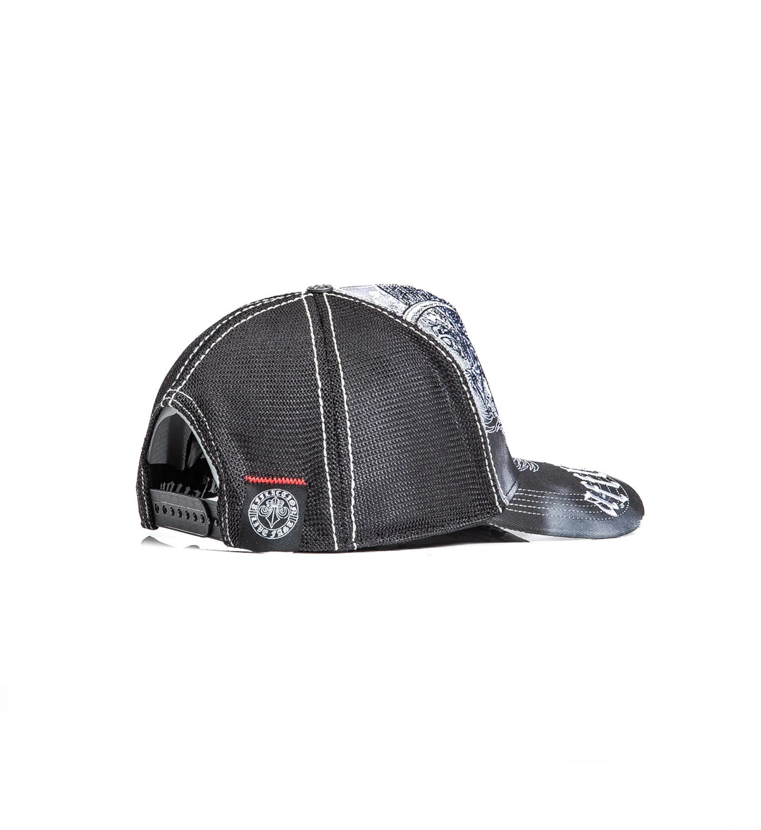 Affliction Men's Mortal Veil Hat - Black Potassium Spray