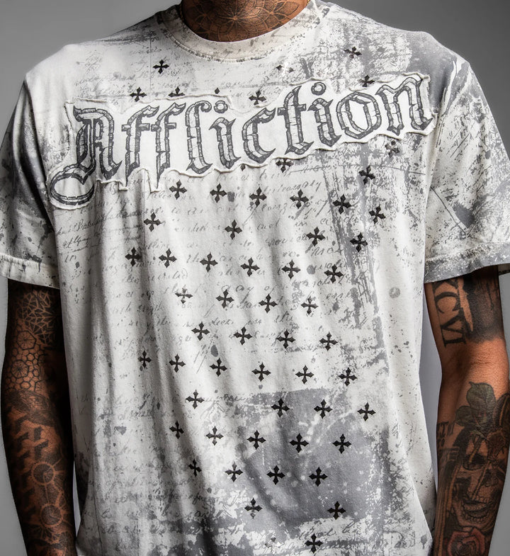 Affliction Men's Retrospect Tee - Vintage White