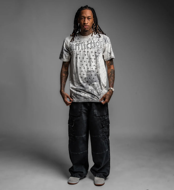 Affliction Men's Retrospect Tee - Vintage White