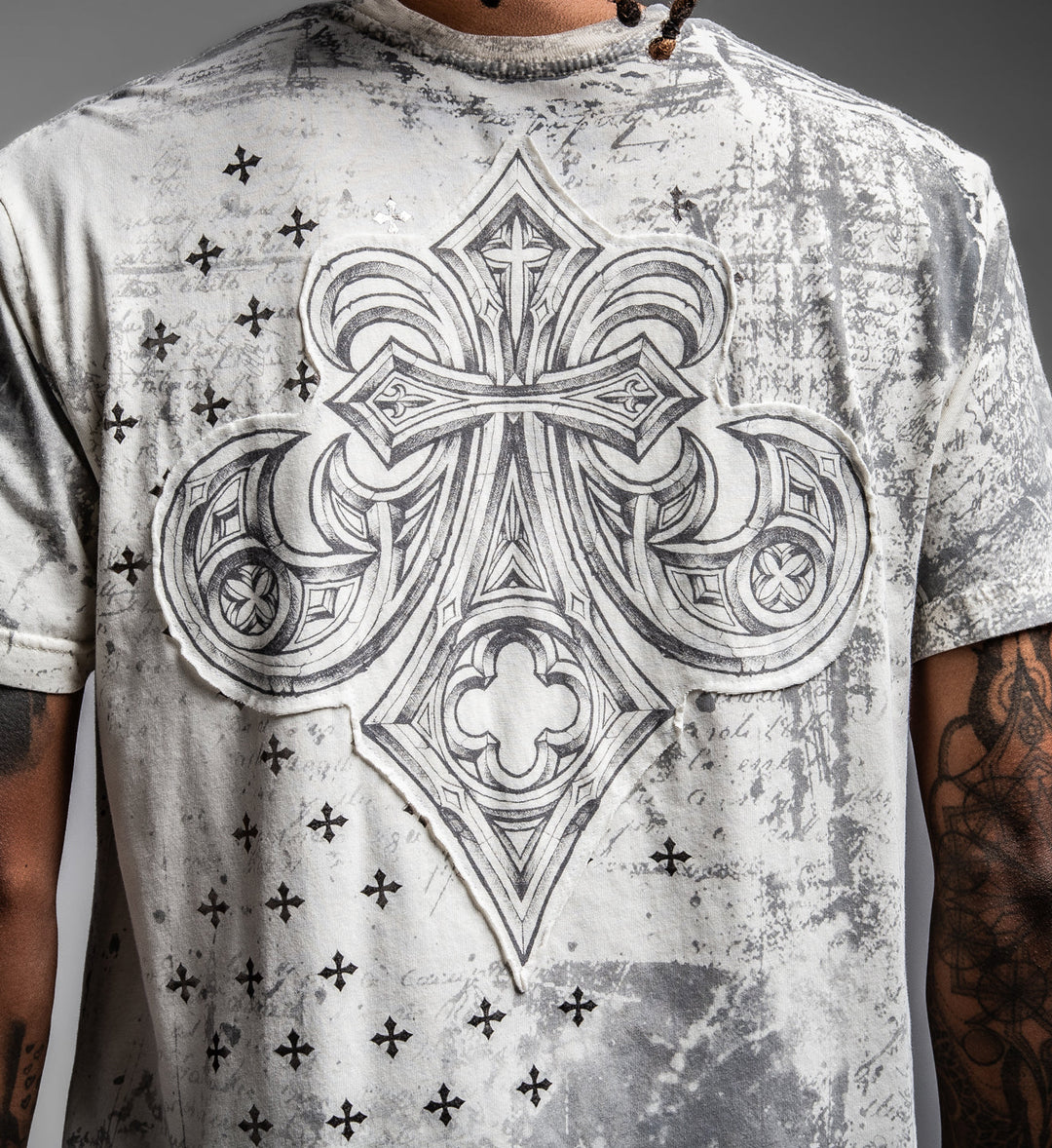 Affliction Men's Retrospect Tee - Vintage White