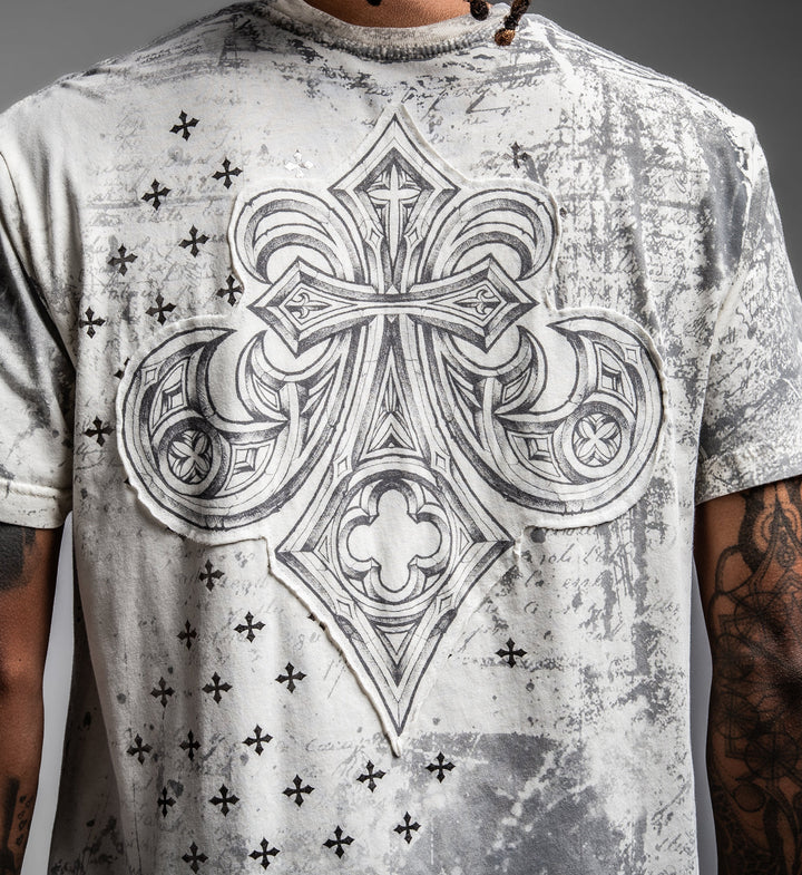 Affliction Men's Retrospect Tee - Vintage White