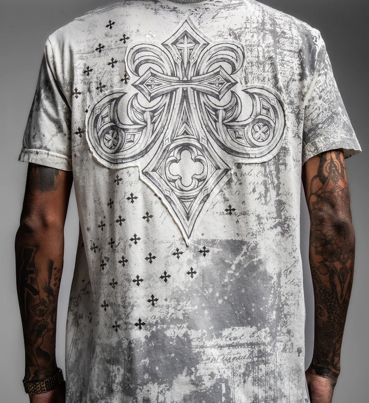 Affliction Men's Retrospect Tee - Vintage White