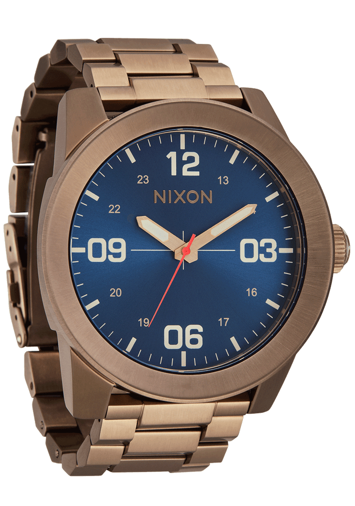 Nixon Corporal Stainless Steel - Desert Gold/Arles Blue - Sun Diego Boardshop