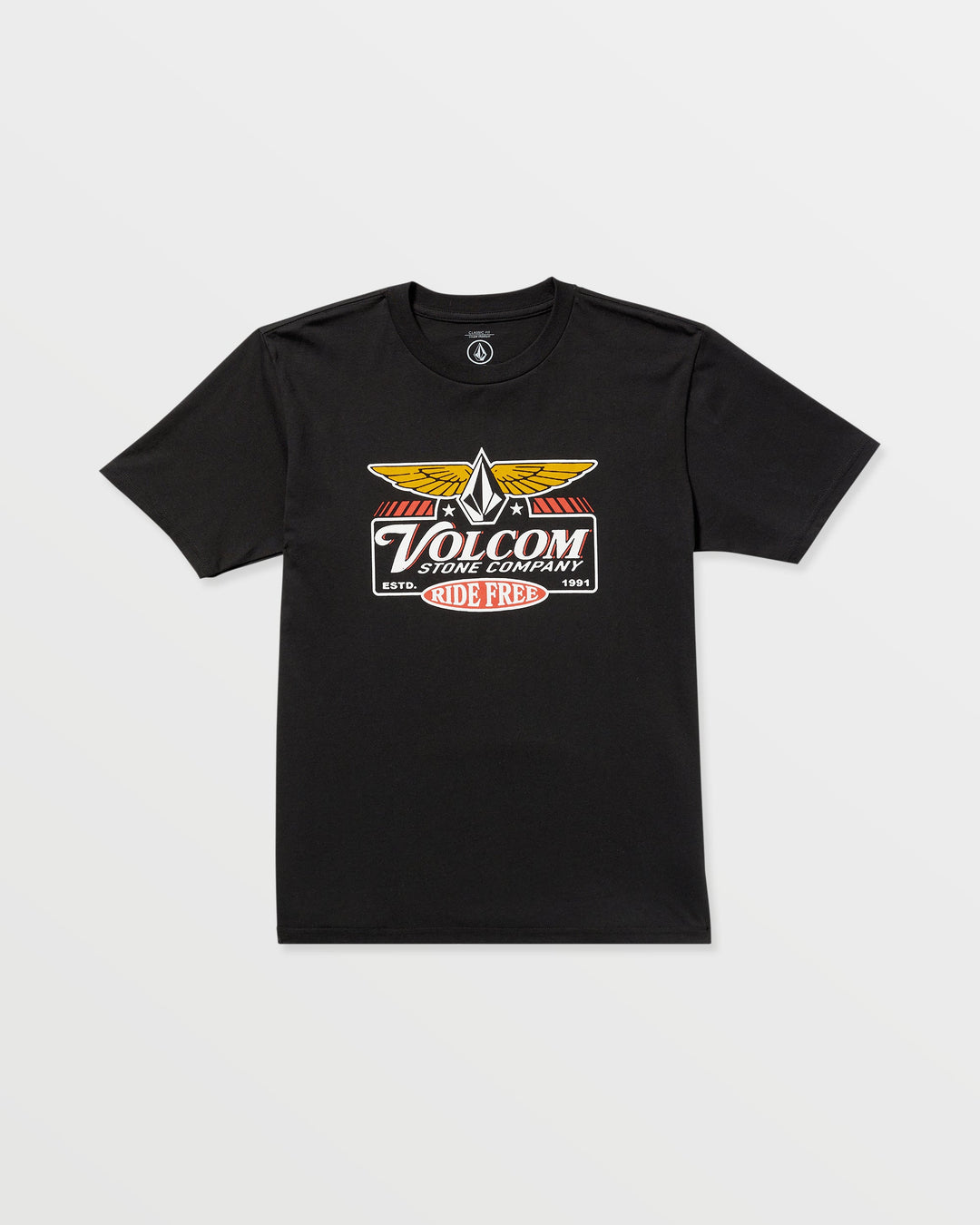 Volcom Revel Short Sleeve Tee - Black - Sun Diego Boardshop