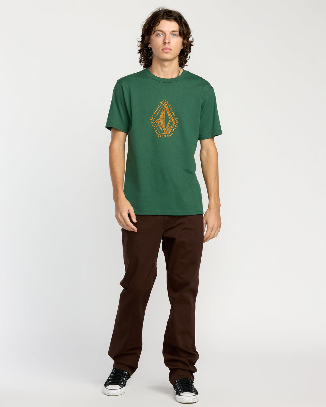 Volcom Stone Lore Short Sleeve Tee - Vineyard Green - Sun Diego Boardshop