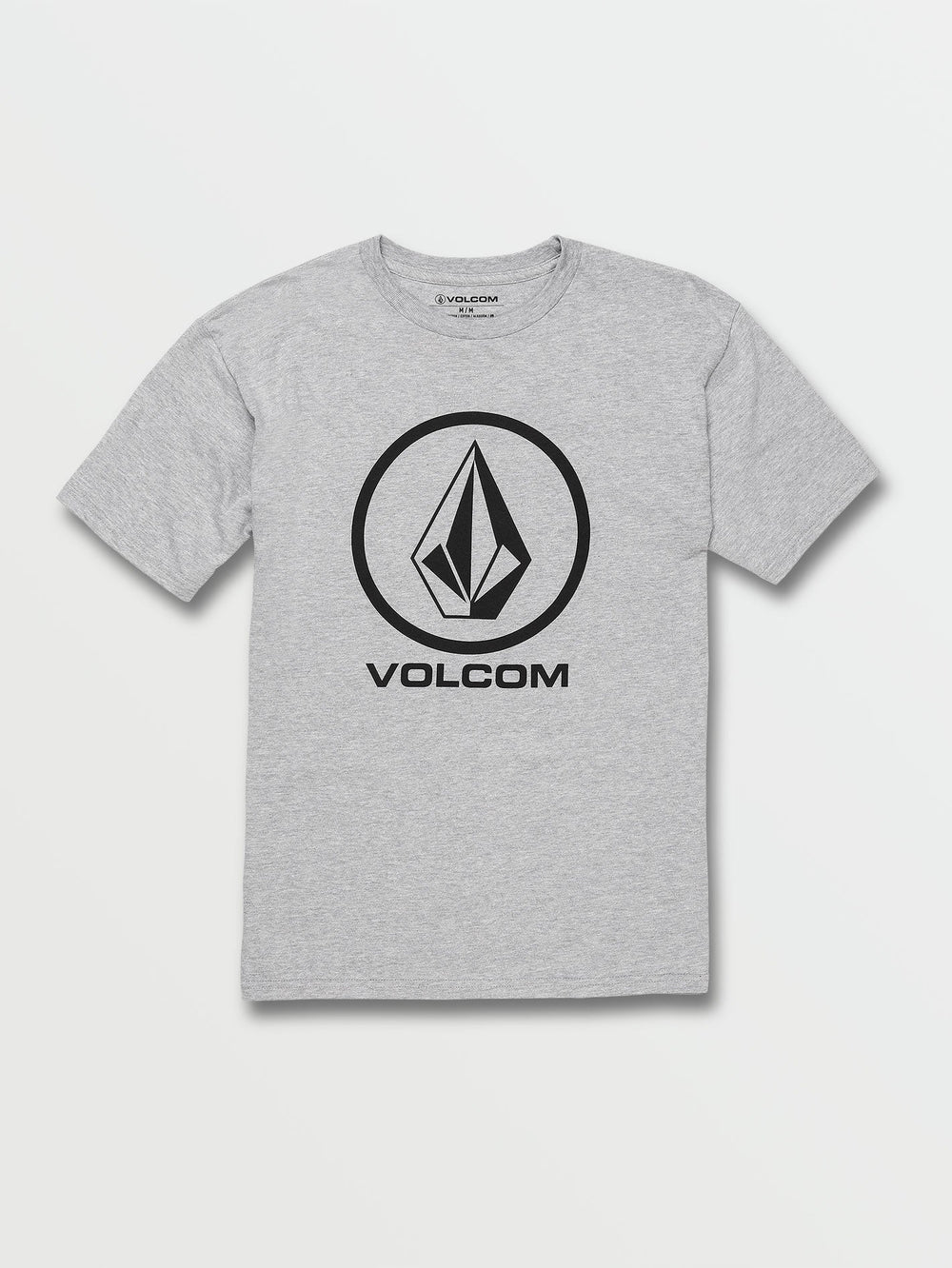 Crisp Stone Short Sleeve Tee - Heather Grey - Sun Diego Boardshop