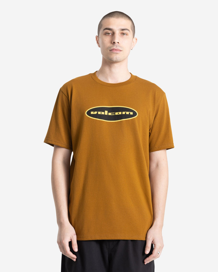 Volcom Quone Short Sleeve Tee - Major Brown - Sun Diego Boardshop