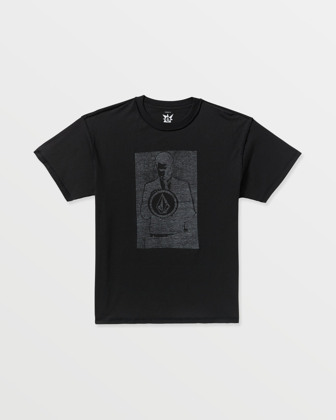 Volcom Men'S Povj Short Sleeve Tee - Black - Sun Diego Boardshop