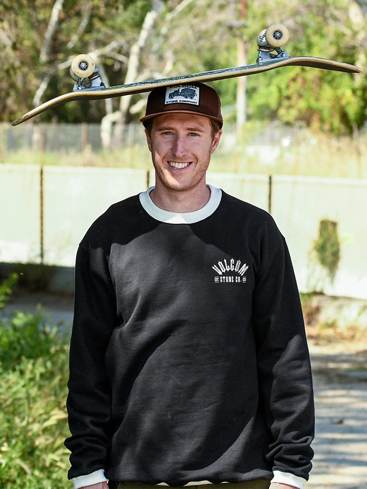 Volcom Skate Vitals Grant Taylor Crew Sweatshirt - Black - Sun Diego Boardshop