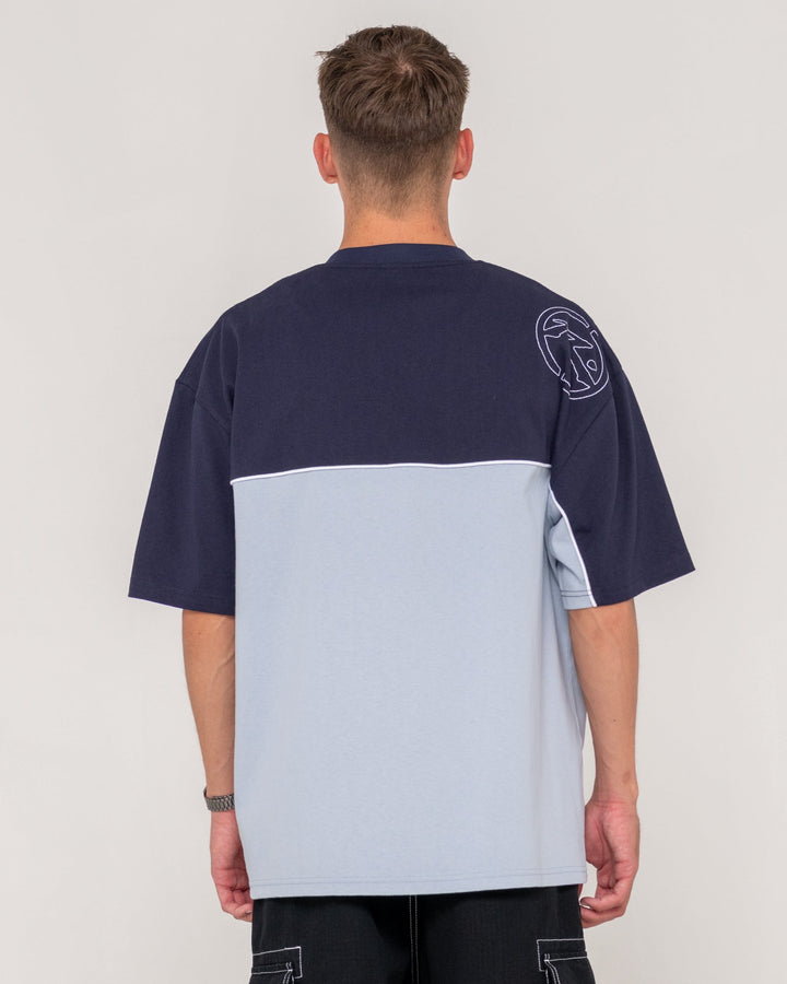 Rusty Infinity 2.0 Short Sleeve Tee - Smokey Blue - Sun Diego Boardshop