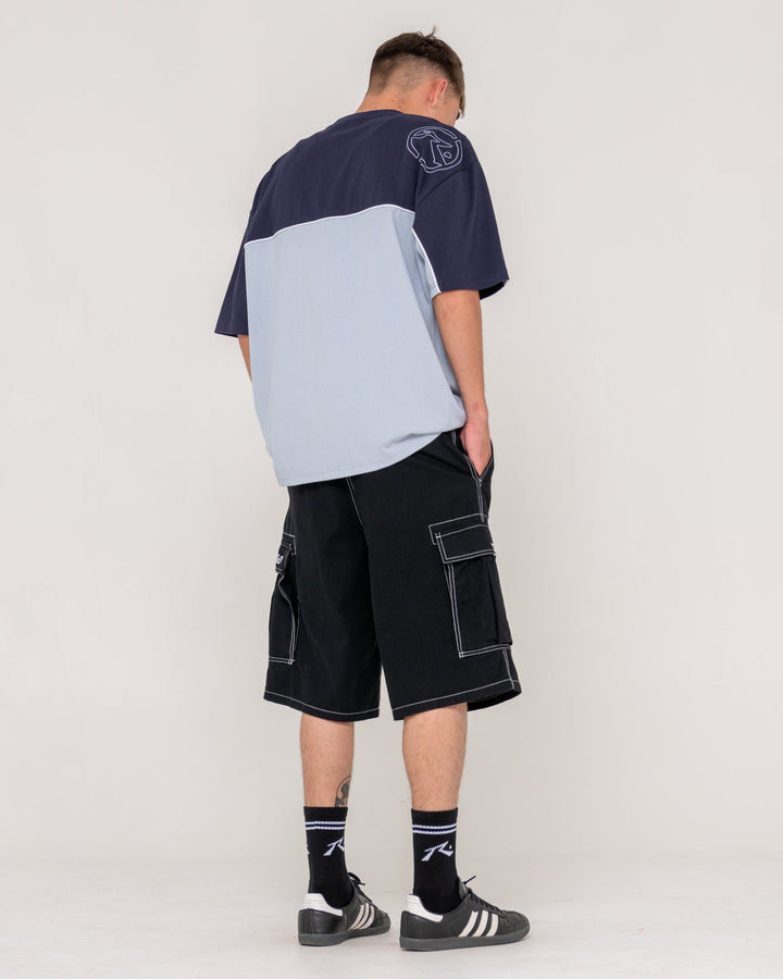 Rusty Infinity 2.0 Short Sleeve Tee - Smokey Blue - Sun Diego Boardshop