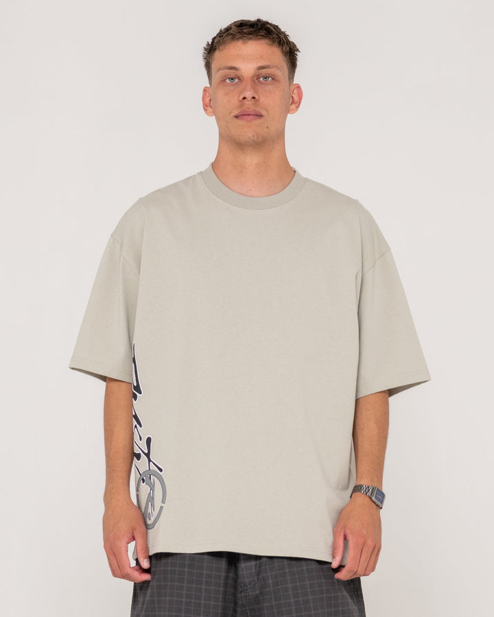 Rusty Spraya Short Sleeve Tee - Abbey Stone - Sun Diego Boardshop