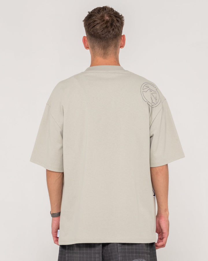 Rusty Spraya Short Sleeve Tee - Abbey Stone - Sun Diego Boardshop