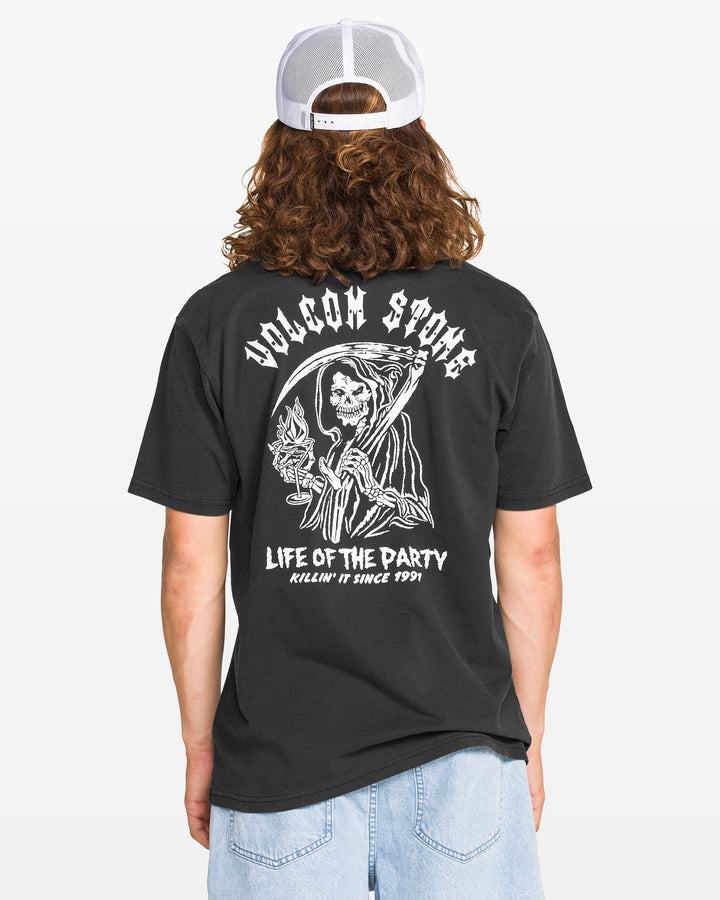 Volcom Men's Eternal Short Sleeve Tee - Black - Sun Diego Boardshop
