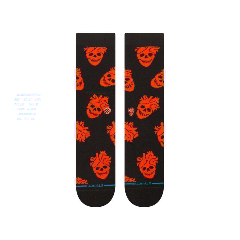 Stance Strange Love X Stance Cotton Crew Socks - BLACK - Sun Diego Boardshop