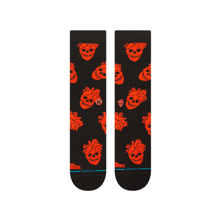 Stance Strange Love X Stance Cotton Crew Socks - BLACK - Sun Diego Boardshop