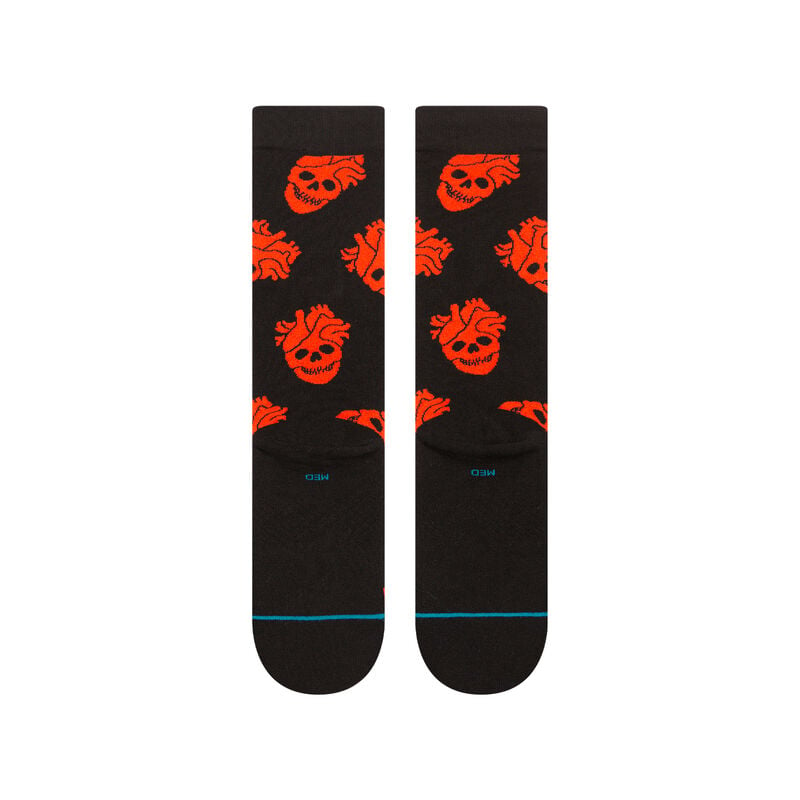 Stance Strange Love X Stance Cotton Crew Socks - BLACK - Sun Diego Boardshop