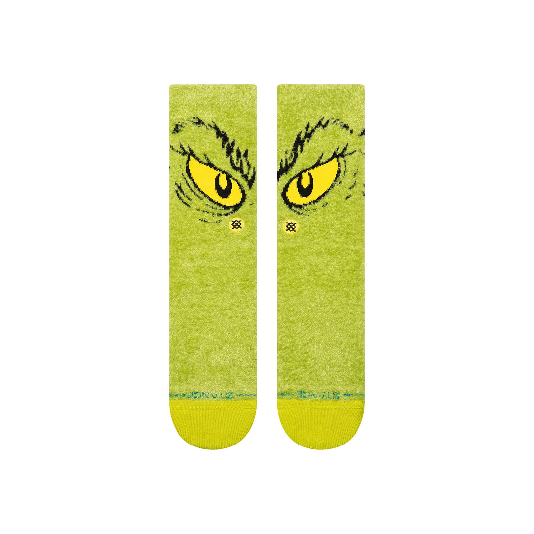 Stance The Grinch X Stance Da Da Dagrinch Cozy Poly Crew Socks - GREEN - Sun Diego Boardshop