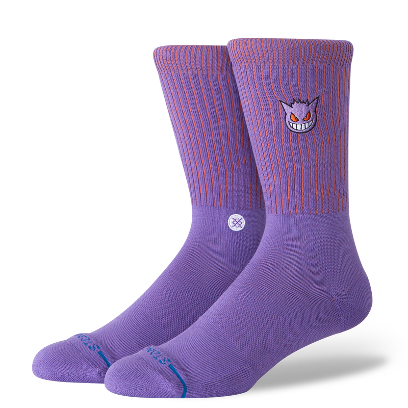 Stance Gengar Crew Socks - Purple - Sun Diego Boardshop