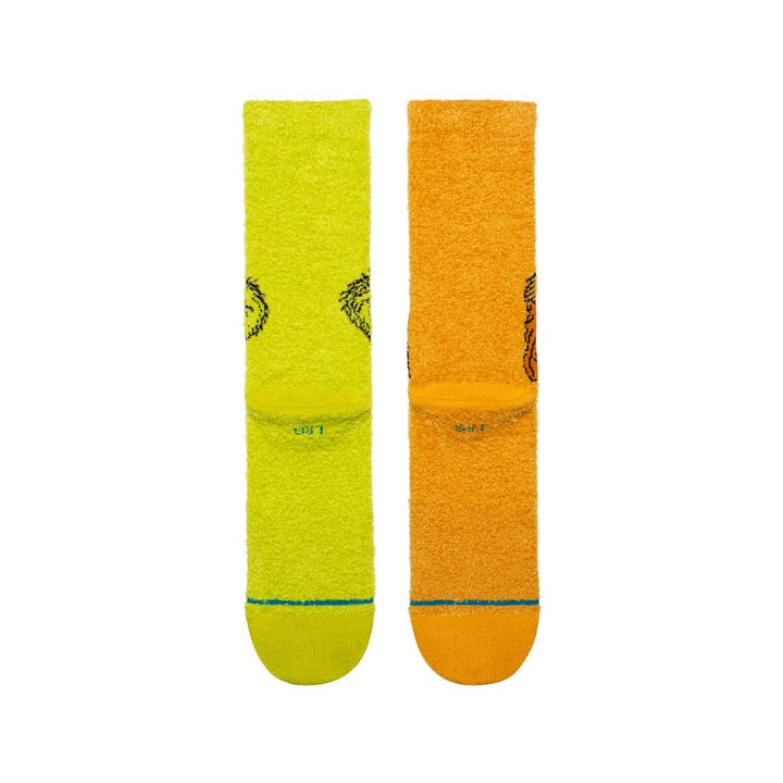 Stance The Grinch X Stance Fuzzy Crew Socks - Green - Sun Diego Boardshop