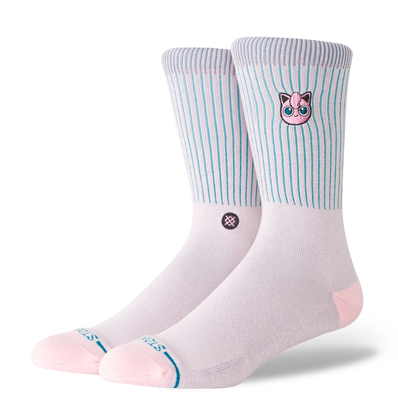 Stance Jigglypuff Crew Socks - Pink - Sun Diego Boardshop