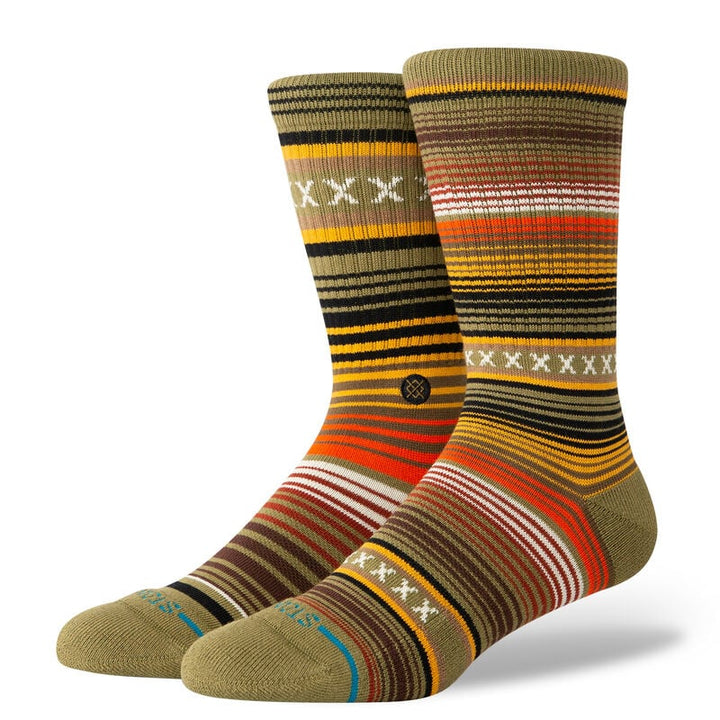 Stance Curren Crew Socks - CHIVE - Sun Diego Boardshop