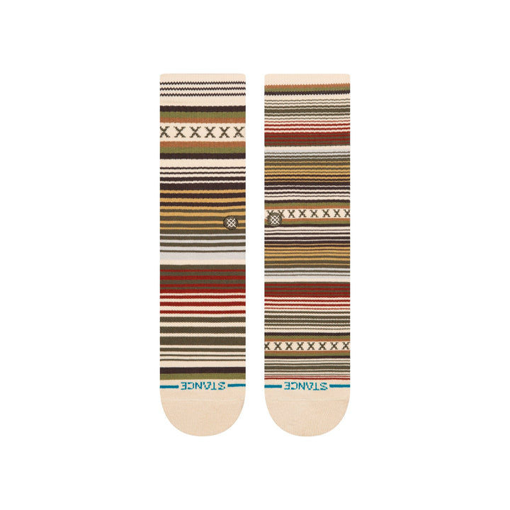 Stance Curren Crew Socks - TAN - Sun Diego Boardshop