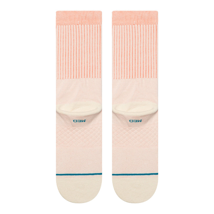 Stance Icon Crew Socks - CORAL - Sun Diego Boardshop