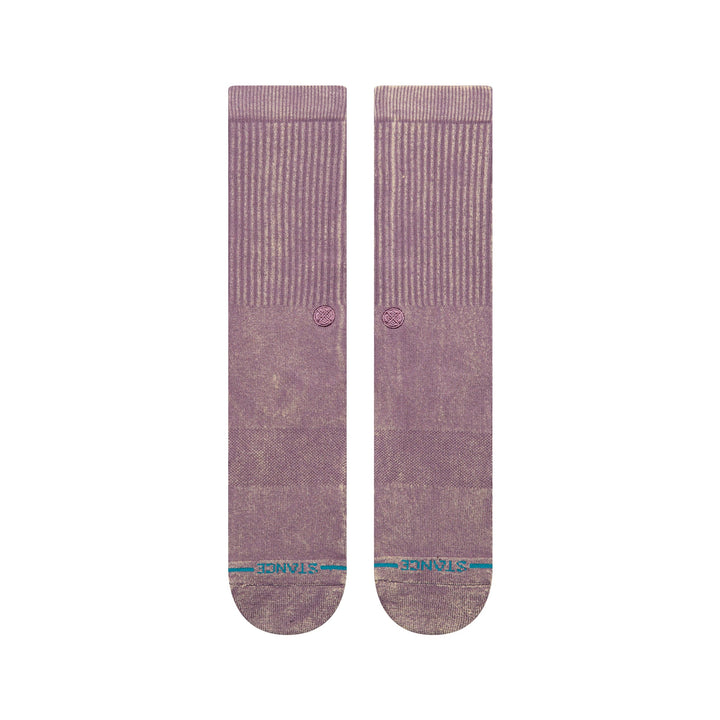 Stance Icon Dyed Crew Socks - Plum - Sun Diego Boardshop