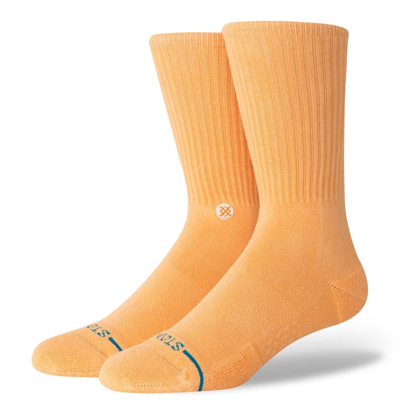 Stance ICON CREW SOCKS - PEACH - Sun Diego Boardshop