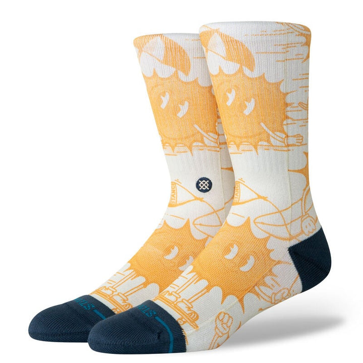 Stance POLY BLEND CREW SOCKS - SONNY YELLOW - Sun Diego Boardshop