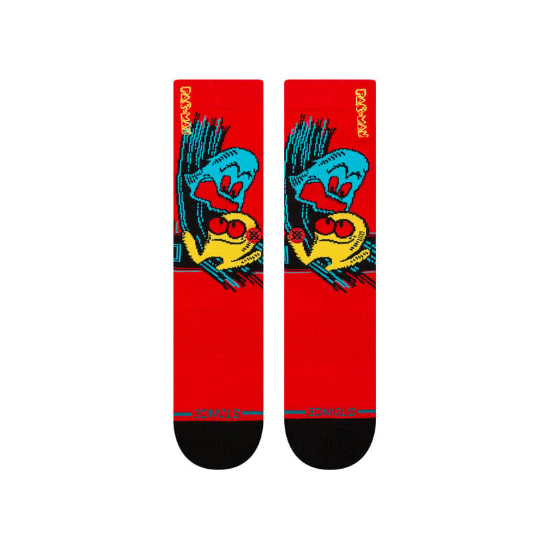 Stance PAC MAN X CREW SOCKS - RED - Sun Diego Boardshop