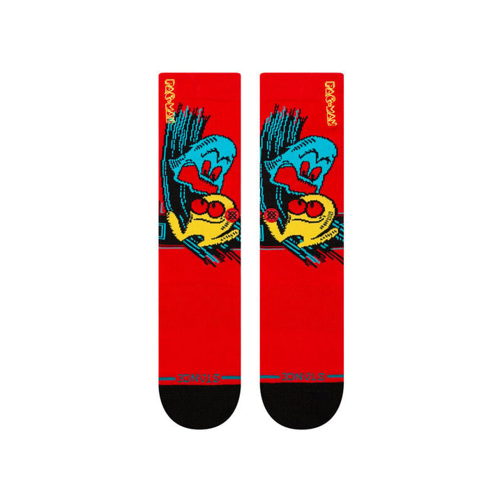 Stance PAC MAN X CREW SOCKS - RED - Sun Diego Boardshop