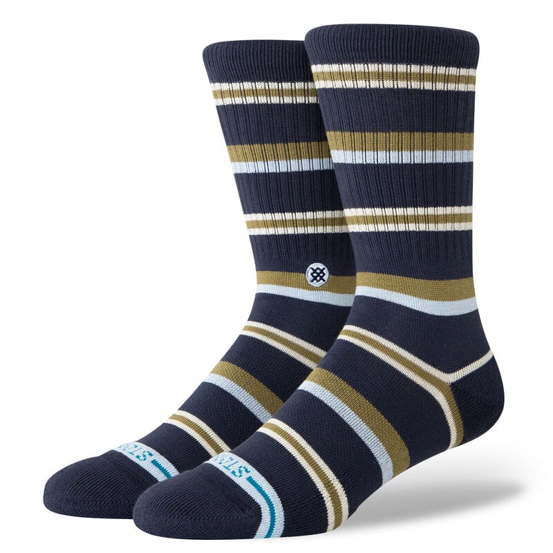 Stance Hudson Cotton Crew Socks - NAVY - Sun Diego Boardshop