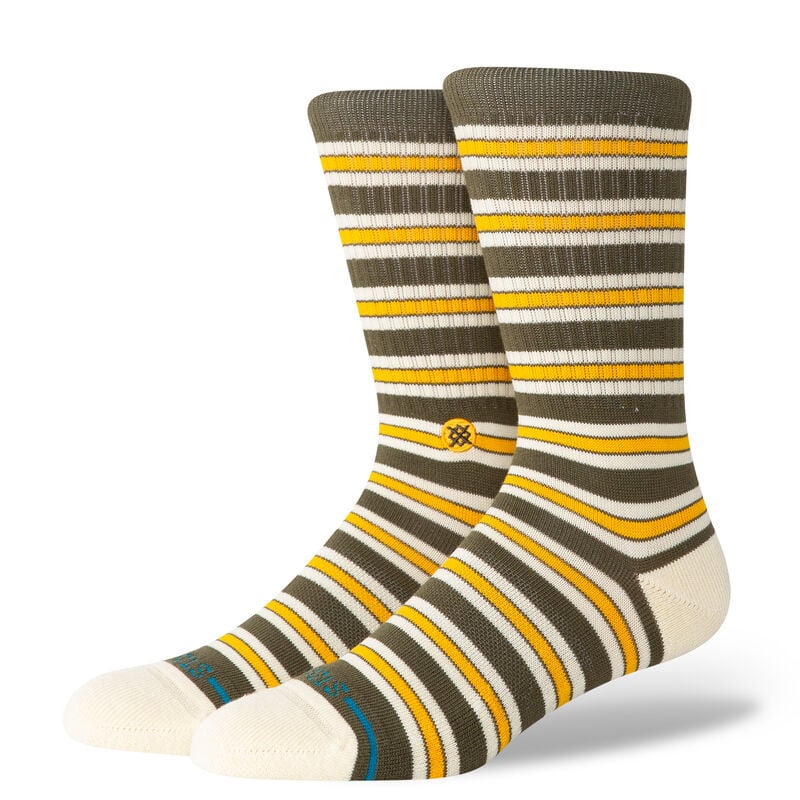 Stance Ollie Crew Sock - Olive - Sun Diego Boardshop