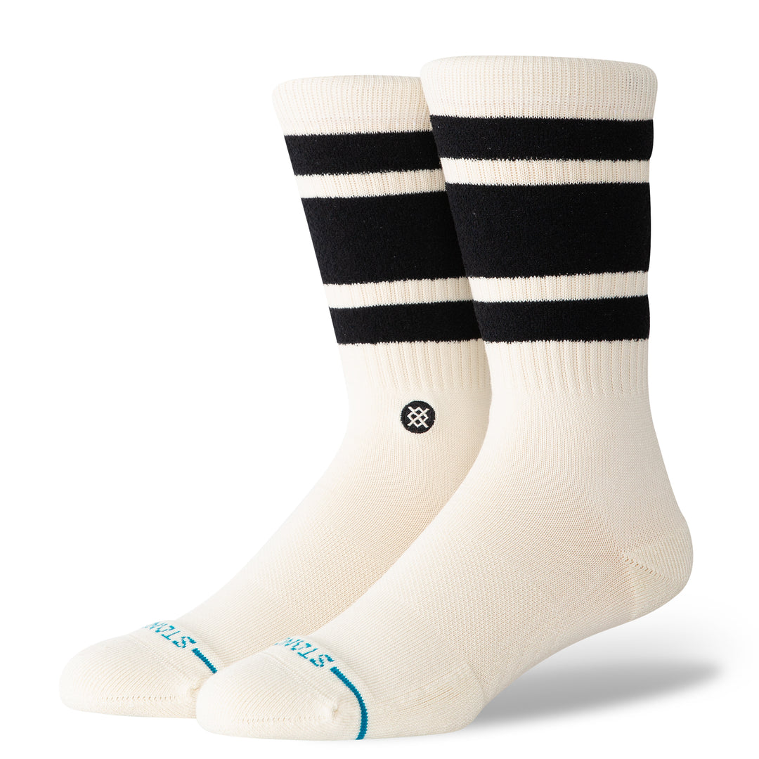 Stance Boyd Crew Socks - BLACK/WHITE - Sun Diego Boardshop