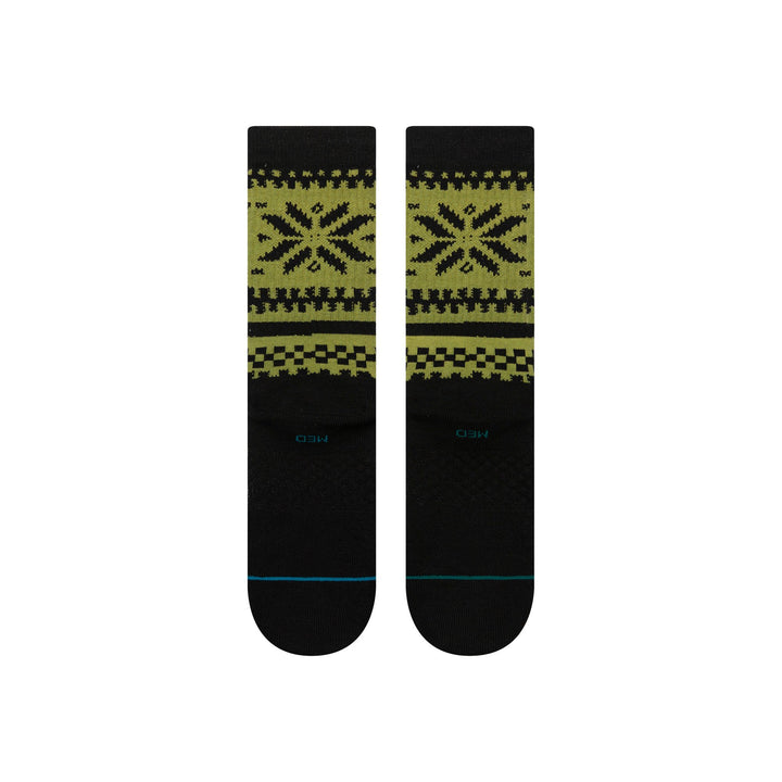 Stance Cotton Crew Medium Cushion Socks - GREEN - Sun Diego Boardshop