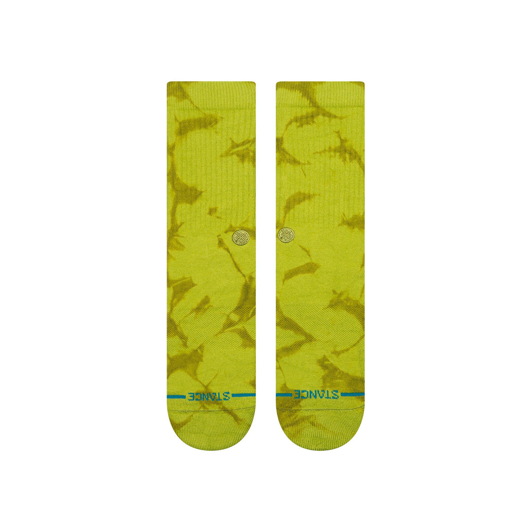 Stance Dye Crew Socks - GREEN - Sun Diego Boardshop